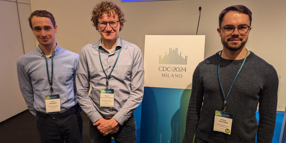 Dieter, Moritz and Janis at CDC 2024