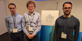 Dieter, Moritz and Janis at CDC 2024